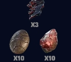Torment Duriel Materials (x6 Egg & x6 Shard & x2 Stone)